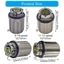 Thân xe đạp thép gia cố với freehub, thiết kế vòng bi kín, phù hợp xe đạp điện