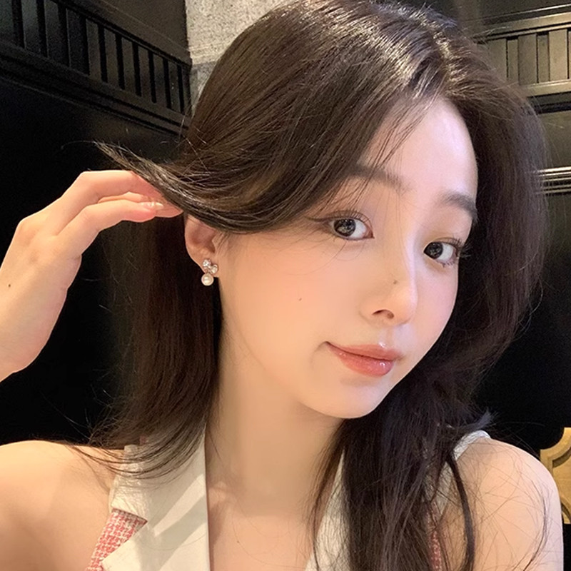 Bông Tai Nữ Hình Nơ Nhỏ Nhắn Đáng Yêu Ngọt Ngào Thiết Kế Độc Đáo Khí Chất Phụ Kiện