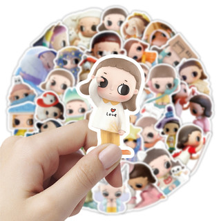52 Chiếc Nyota Búp Bê Kawaii Dán DIY Ván Trượt Tủ Lạnh Laptop Chống Thấm Nước Hoạt Hình Kid Đồ Chơi Miếng Dán
