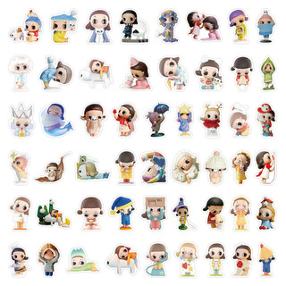 52 Chiếc Nyota Búp Bê Kawaii Dán DIY Ván Trượt Tủ Lạnh Laptop Chống Thấm Nước Hoạt Hình Kid Đồ Chơi Miếng Dán