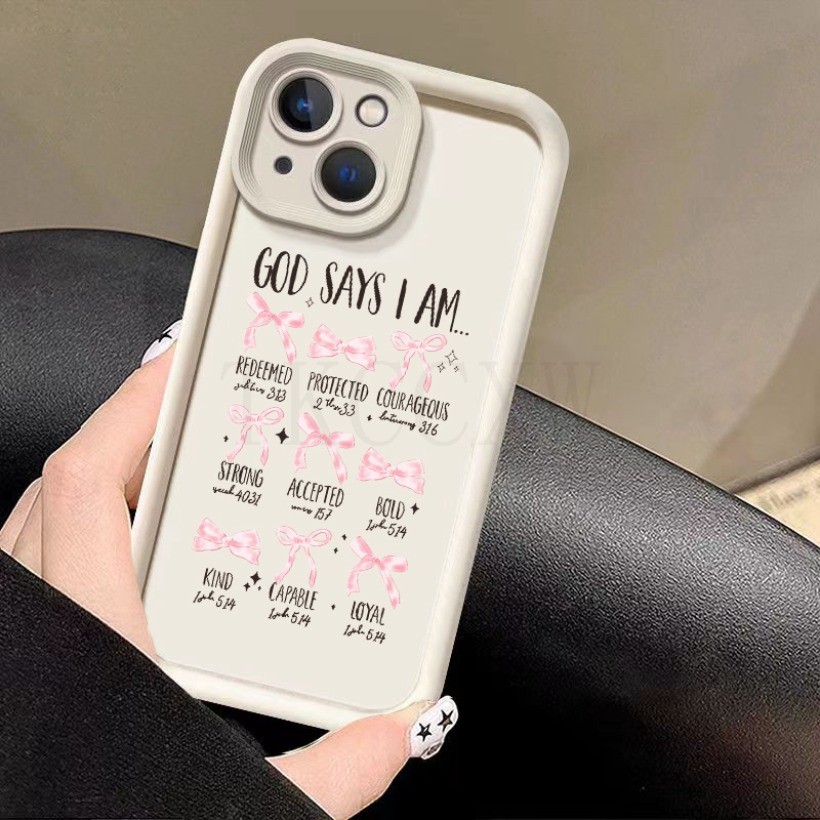 Tương thích với Realme C71 C67 C65 C51 C53 C55 C35 C33 C30 Note 70 70T 50 Vỏ mềm silicon họa tiết nơ tình yêu màu hồng