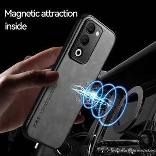 Ốp Da Từ Tính Cho OPPO A5 2025 A5X A5 Pro 5G 4G A5M Da Sang Trọng Cảm Giác Silicon Ốp lưng Chống Sốc