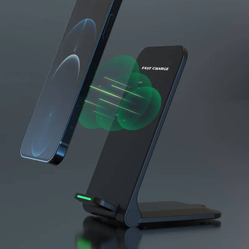 Gấp sạc không dây điện thoại di động sạc nhanh đứng cho iPhone Samsung Huawei Máy tính bảng Xiaomi Universal