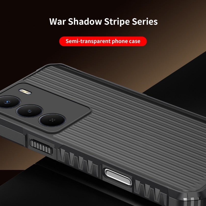 Ốp Điện Thoại Sóng Sọc Chiến Tranh Cao Cấp Cho Realme C75 C71 C63 C53 C51 NFC 14T 11X 11 13 15 Pro 12 14 Pro + Note 50 Vỏ Chống Vân Tay