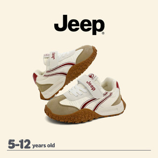 Giày trẻ em JEEP Bé trai Bé gái Mùa thu Velcro Giày chạy bộ ngoài trời chống mài mòn thoải mái