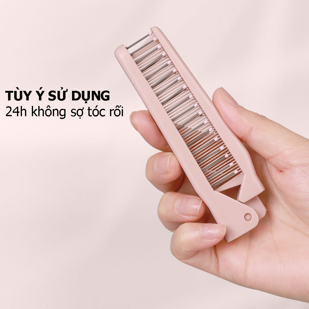M7 Lược mini giá tốt, lược chải tóc gấp gọn bỏ túi xinh xắn giành cho tóc xoăn tóc dài có chải  MALAN