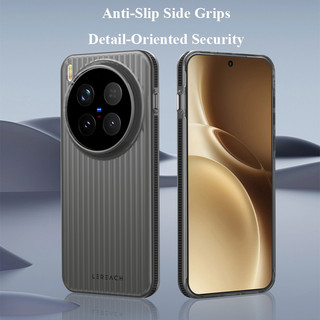 Lereach cho vivo X300 Ultra X300 Pro / X300 Vỏ điện thoại mờ sóng - Tùy chọn chống trượt, mỏng, chống vân tay, nhiều màu
