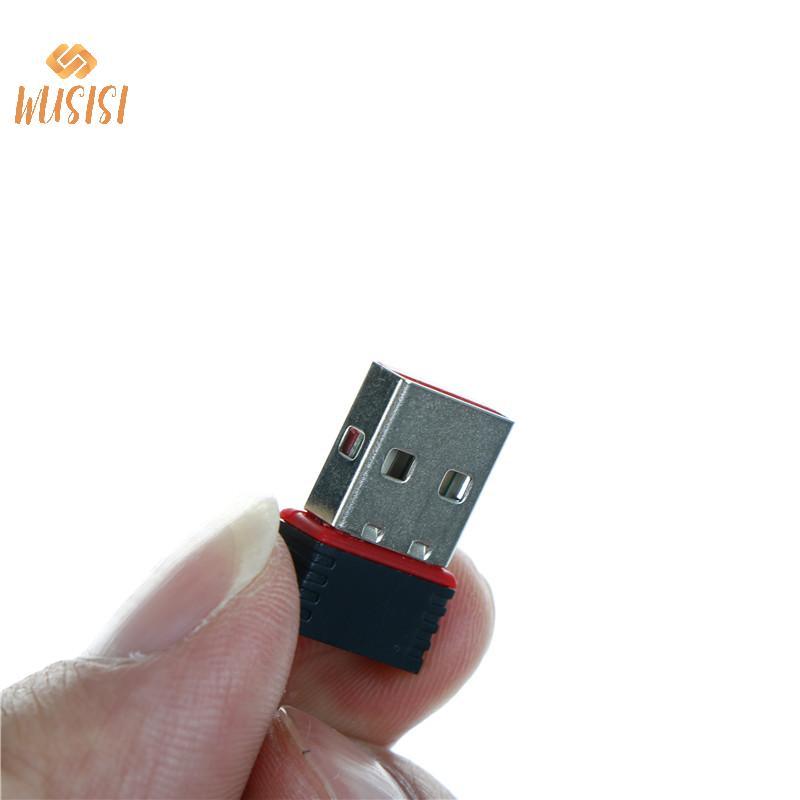 [WUSISI] usb 2.0 wifi không dây adapter mạng internet lan card 802.11n / g / b máy tính để bàn MỚI