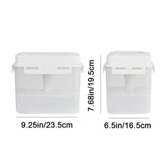 Hộp nén dưa, hộp đựng Kimchi hình chữ nhật 5L,Loại nén di động có tấm ép dung tích lớn