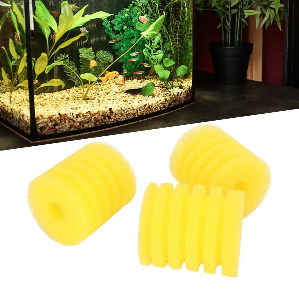 Bộ Lọc Bể Cá Cảnh Xốp Hình Trụ 3 Cuộn Xốp Cho Phụ Kiện Nước Mặn
