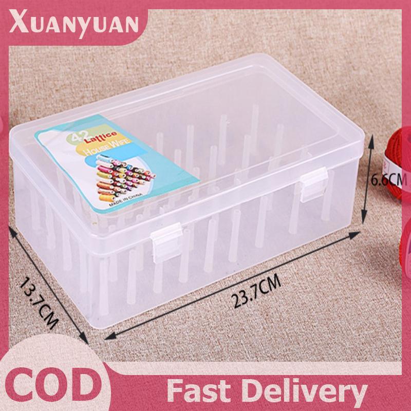 XUAN May Chỉ Hộp Bảo Quản 42 Miếng Cuộn Cuộn Hộp Đựng Thủ Công VN