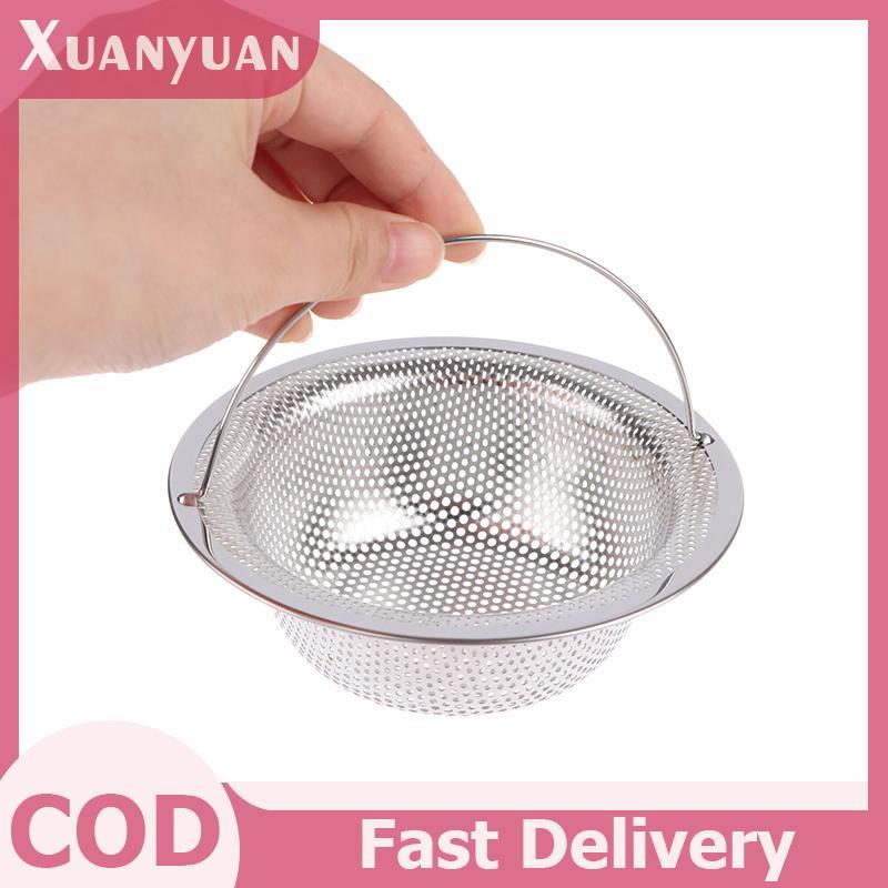 XUAN 3 Kích Cỡ Bộ Lọc Bồn Rửa Inox 304 Có Tay Cầm Lọc Hoặc 30 Bộ Lọc Bồn Rửa Dùng Một Lần Lưới Thực Phẩm Nhà Bếp Tóc Srceen Thoát Nước VN