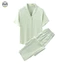 Bộ đồ ngủ phong cách Nhật Bản Muji, chất liệu sợi tre và lụa mát mẻ cho mùa hè