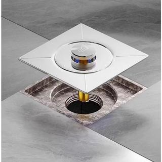 [10x10]Nắp Đậy Cống Vuông 2 Chế Độ Ngăn Và Thoát Nước Sàn Nhà Tắm, Chặn Mùi Và Côn Trùng Hiệu Quả