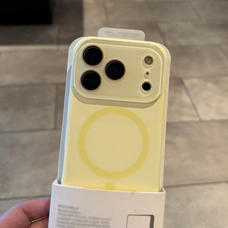 Ốp điện thoại di động từ tính silicon cửa sổ nhỏ tiên tiến cho iPhone17 Pro Max 16 15 14 13 Pro Max bảo vệ ống kính máy ảnh chống sốc Vỏ lưng mềm chống rơi