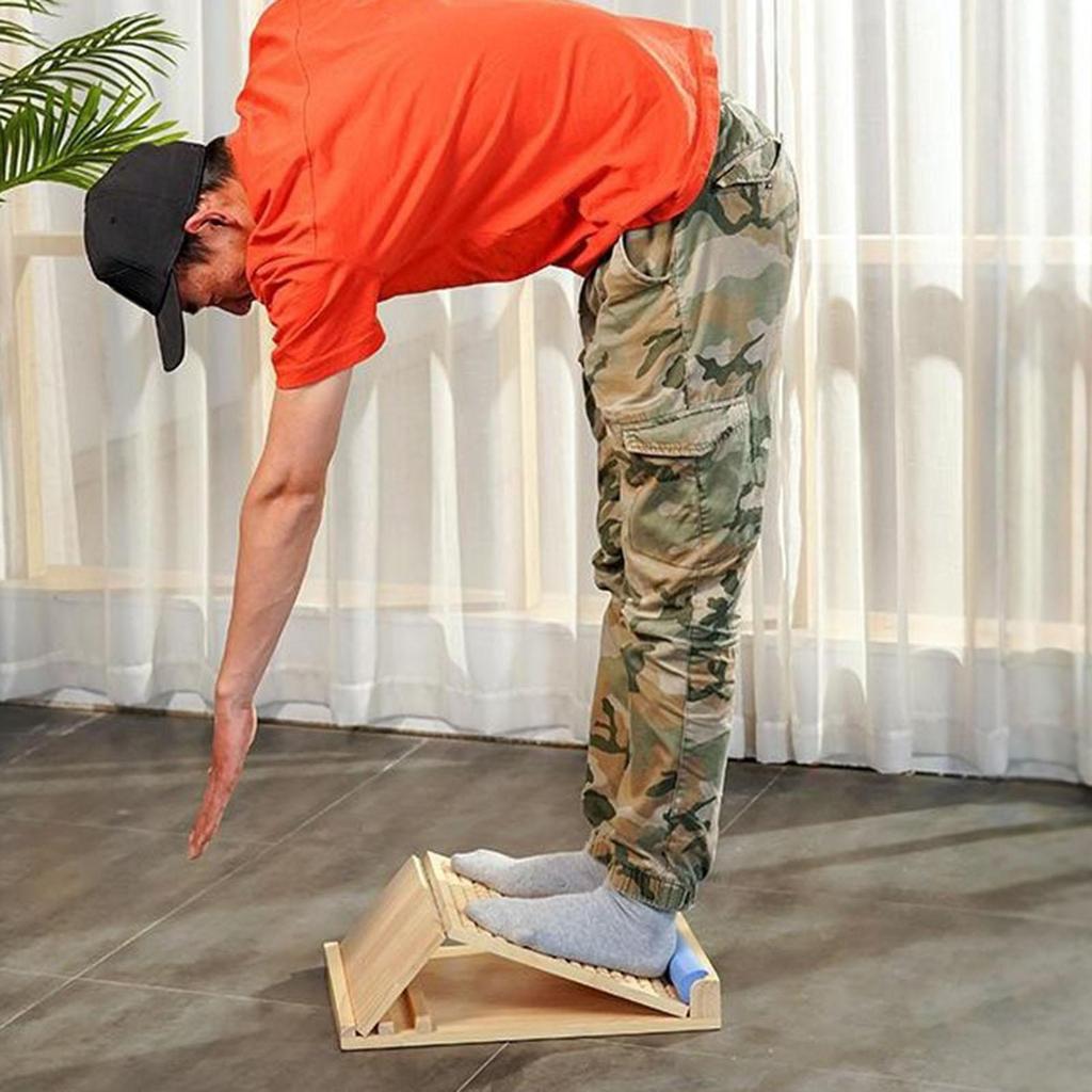 Gỗ incline ban chân chống trơn trượt - Tập luyện tại nhà cho bắp chân và squats