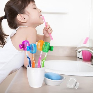 5 / 10 / 15 Cái Vỏ bảo vệ đầu bàn chải đánh răng di động / Giá đỡ bàn chải đánh răng du lịch ngoài trời Phụ kiện phòng tắm