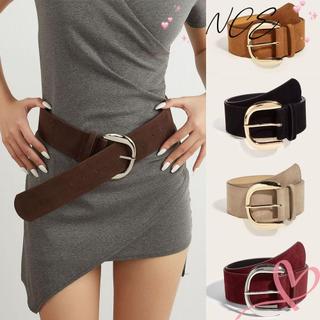 Thắt lưng khóa chốt NCE thiết kế retro và sang trọng từ da lộn, phù hợp mọi dịp, làm quà tặng lý tưởng