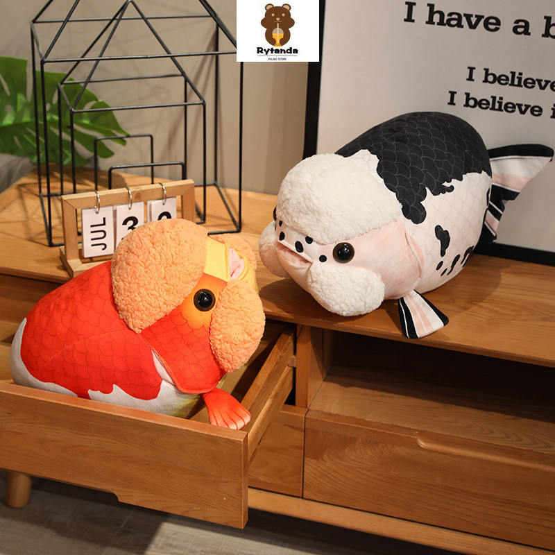Búp Bê Cá Vàng Dễ Thương Cá Mềm Plushie Mô Phỏng Cá Vàng Sang Trọng Đồ Chơi Cho Bé Trai Bé Gái Lấp Đầy Phòng Ngủ Gối Trang Trí Giường Sofa Thảm Trang Trí Nhà Cửa Gối Sinh Nhật Trẻ Em Quà Tặng Giáng Sinh