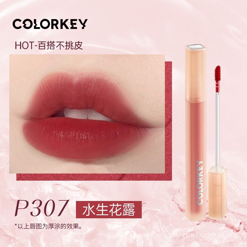 COLORKEY MÀU SẮC Son bóng nước gương phun sương nước son môi BEE2