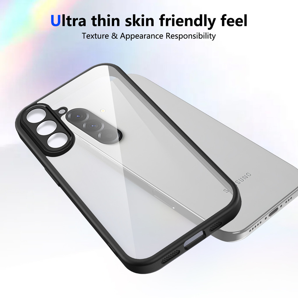 Ốp lưng Samsung A17 Vỏ trong suốt mờ thời trang cho Ốp điện thoại Samsung Galaxy A17 5G