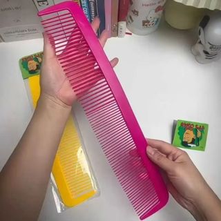 SEREN Lược Chải Tóc Thẳng Khổng Lồ Nhựa Massage Gỡ Rối Tóc - Đạo Cụ Sân Khấu, Quà Tặng Vui Nhộn