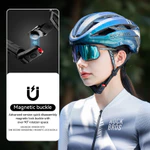Mũ Bảo Hiểums ROCKBROS dành cho xe đạp với kính mát, lỗ thông hơi và gia cố bên trong - Phù hợp leo núi — ảnh 3