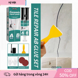 【Hỷ】Bộ Keo Dán Vữa Gạch – Sửa Chữa Rạn Nứt, Chống Thấm Nước, Phù Hợp Mọi Loại Gạch Men/Sứ