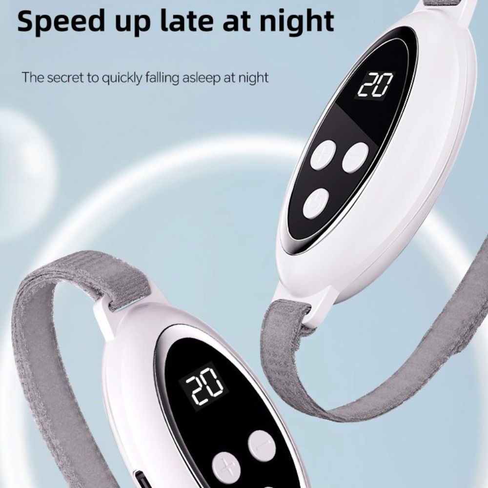Máy mát xa giấc ngủ STARYSWAY Palm Pulse, Giảm căng thẳng và lo âu Thiết bị hỗ trợ giấc ngủ có thể sạc lại cầm tay, Sạc USB Microcurrent EMS Thiết bị hỗ trợ giấc ngủ thông minh xung tần số thấp