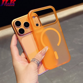 [JLK] Ốp điện thoại từ tính chống sốc siêu mỏng mờ cho iPhone 17 Air 16E 15 14 Plus 13 12 11 Pro Max 17Pro 17Pro Max Vỏ cứng PC bảo vệ mờ