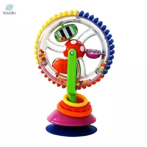 Bánh Xe Quay Ghế Cao Khay Đồ Chơi Quà Tặng Sinh Nhật Bé Trai Bé Gái Di Động Giáo Dục Độ Bền Bé Xoay Lục Lạc Hoạt Động Đồ Chơi