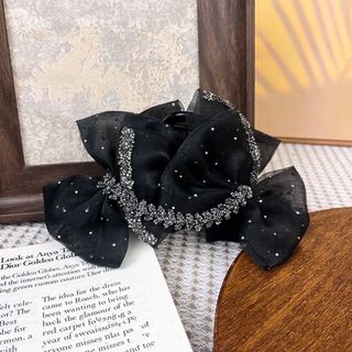 Kẹp tóc móng vuốt lớn sáng bóng, ngọt ngào thanh lịch cho bé gái