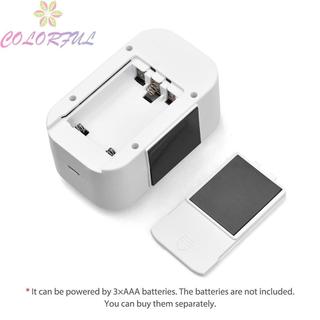 【COLORFUL】Business Detector Door Chimes Intelligent Motion Sensor Wide Applications White