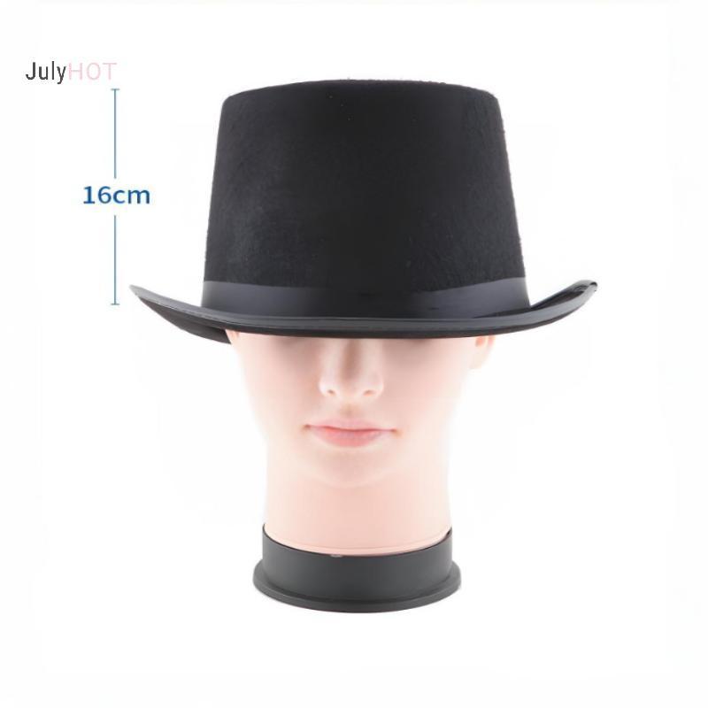 JULYHOT Quý Ông Mad Hat Halloween Trang Phục Dự Tiệc Cảm Thấy Ảo Thuật Gia Mũ Xi Lanh Mũ Dành Cho Nữ Massivedeals