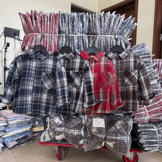 [DOU DOU KID] SM15 Áo Sơ Mi Trẻ Em 15-48kg Phong Cách Hàn