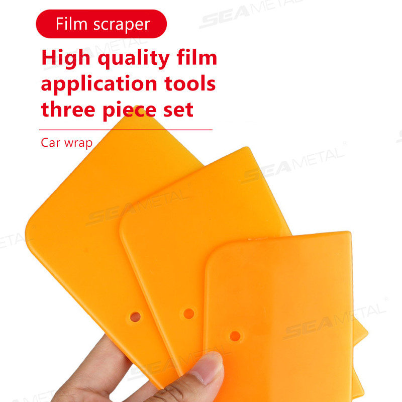 SEAMETAL 3 Cái Máy rải rác thân xe 4 / 5 / 6 Inch Dụng cụ cạo mềm có thể tái sử dụng để áp dụng chất độn Putties Caulks Phim và Sơn