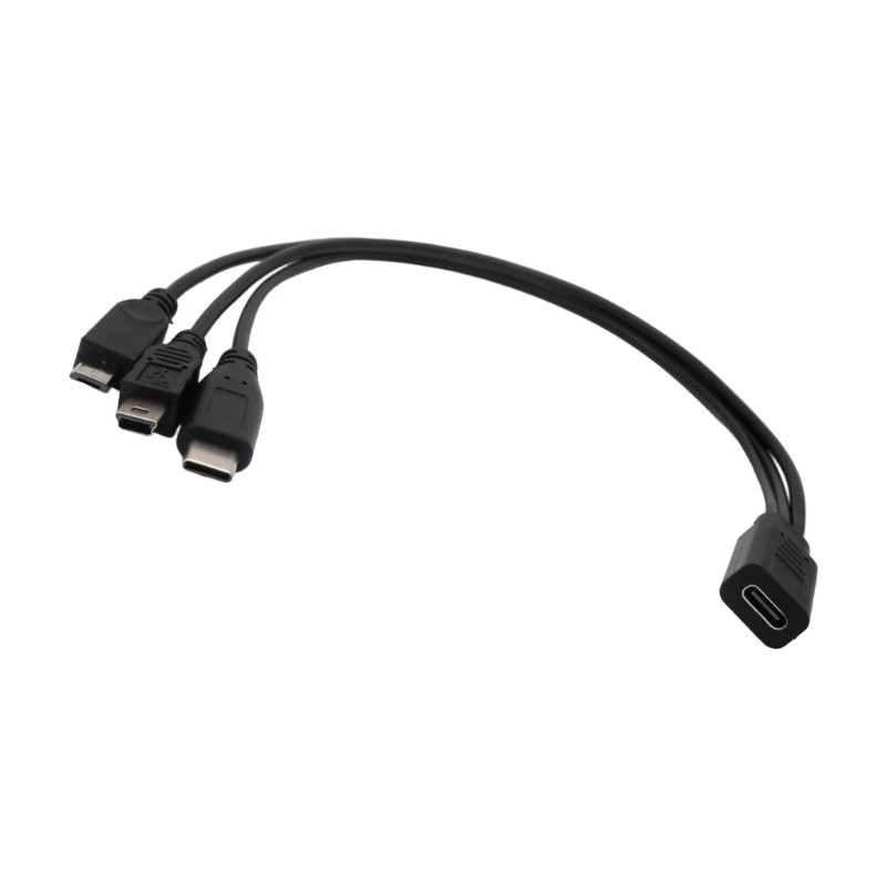 COO MultiDevice Cáp Sạc USB C Dây Đồng Bộ Dữ Liệu Tốc Độ Cao Cho Điện Thoại Máy Tính Bảng Truyền Tập Tin Nhanh 30cm 11 81inch