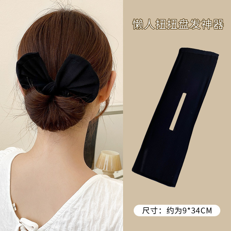 Xoắn Tóc Bun Maker Bun Tóc Tóc Kéo Tóc Dây Buộc Tóc Ren Cho Nữ