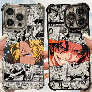 Ốp Điện Thoại Cho Huawei Honor 400 Pro Magic 7 Lite X9D X9B X9A X8C X7A X8A X8B X6C X6A X8 50 P30 Lite P40 Vỏ Anime One Piece Ace Hancock Mạ Rõ Ràng Hoạt Hình Sang Trọng
