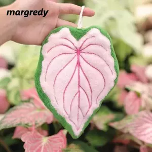 Khăn tay MARGREDY, Khăn bếp mềm dày, Khăn lau phòng tắm khô tốc độ hai lớp lá