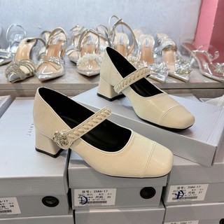 Gót Bích Vuông 5p Quai Dán Hoa Hàng Nhập QC Fullbox Mieo Shoes G1450 G1451 G1452