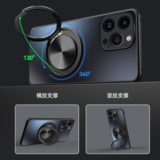 Ốp Điện Thoại 2025 Mờ Sang Trọng Có Giá Đỡ Nhẫn Cho Honor X9D 5G, Ốp Lưng Bảo Vệ Chống Sốc
