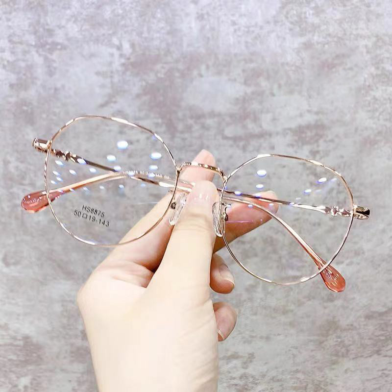 Kính bảo vệ bức xạ, -0.5 đến -4.25 độ,Thời trang, Kính mắt mèo, Nam nữ Kính cận thị chống ánh sáng xanh, Cận thị tùy chọn 092