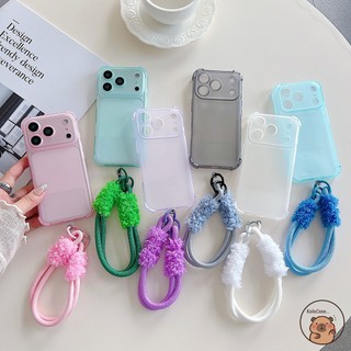 Dành Cho Honor 500 Pro Power 2 Win X9D X7D X6C X5C Magic 8 Pro Honor500 5G 4G Vỏ Điện Thoại Có Dây Đeo Sang Trọng Lông Mờ Chống Sốc Trong Suốt Vỏ Mềm