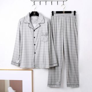 Bộ Đồ Ngủ Nam Chewes Kwen Cotton Xuân Thu Dài Tay