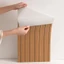 Nhãn dán hạt gỗ JVSUB, Nhãn dán tường chống thấm nước PVC, Nhãn dán gạch tường tự dính sọc trang trí chống ẩm Nhà bếp