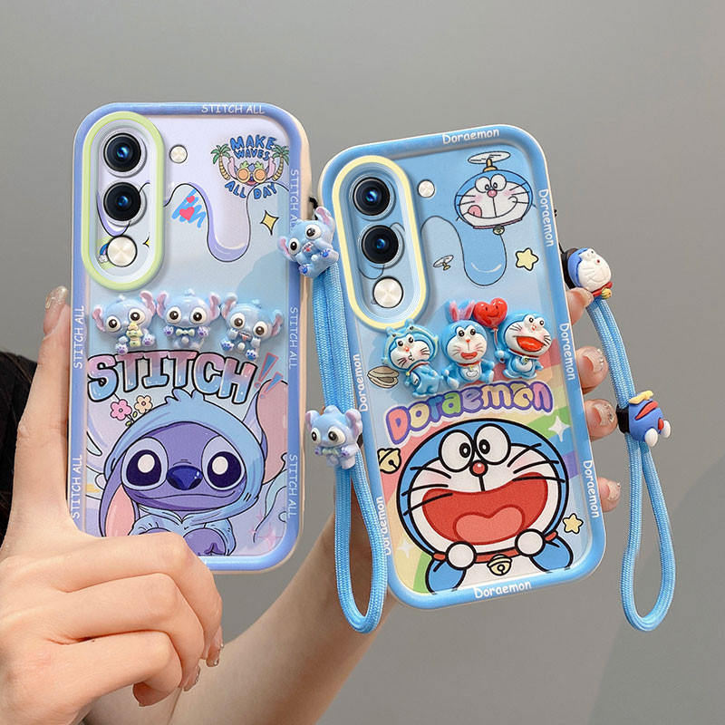 Ốp lưng cho vivo Y04 4G Y29S 5G anime chống rơi TPU mềm silicon 3D Vỏ điện thoại dễ thương Hoạt hình