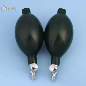 [LTIOMJ] Bóng đèn bơm hơi màu xanh đậm Máy bơm không khí cho máy đo huyết áp Máy đo huyết áp cầm tay Phụ kiện chăm sóc sức khỏe Van kim loại [Hot]