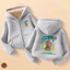 Áo khoác lông cừu dày cho trẻ em Áo khoác bé trai ấm áp Sherpa Zip Up Áo khoác ngoài có mũ trùm đầu Trang phục mùa đông