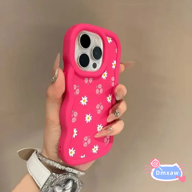 Ốp Điện Thoại Macaron Hoa Dễ Thương Cho OnePlus ACE 3 3 3V 2 2V Nord N30 4 3 2 2T CE4 CE3 CE2 CE Pro Lite 5G 4G 3D Wave Matte Casing Cặp Đôi Màu Trơn Chống Sốc Mặt Sau Mềm
